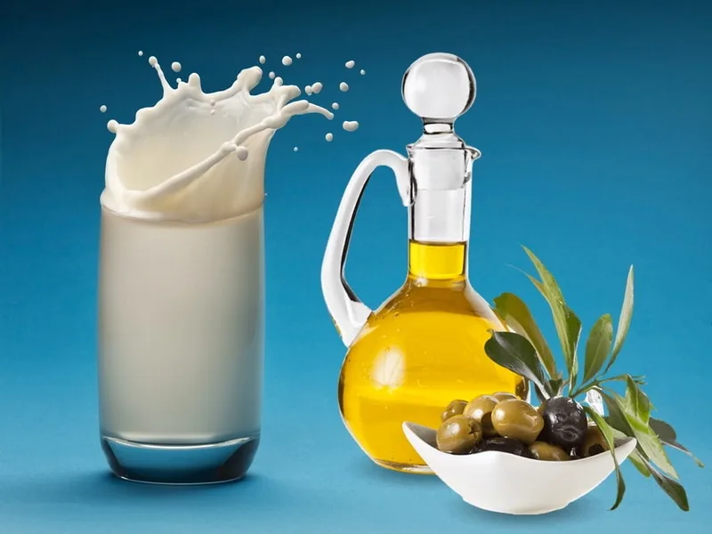 Latte d'asina e olio extravergine di oliva per l'alimentazione dei bambini allergici