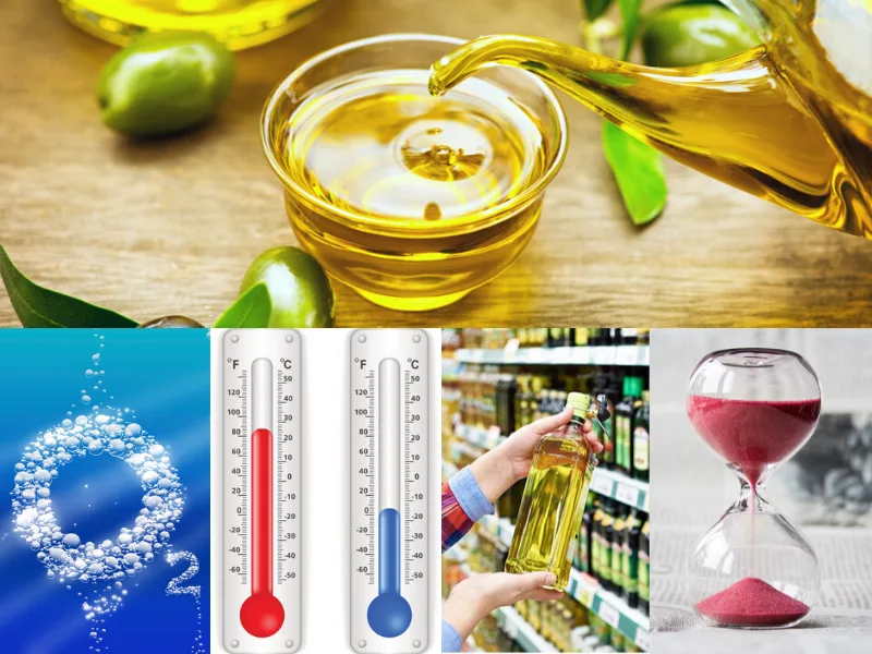 Bottiglia di olio extravergine di oliva Olio Cristofaro protetta dalla luce