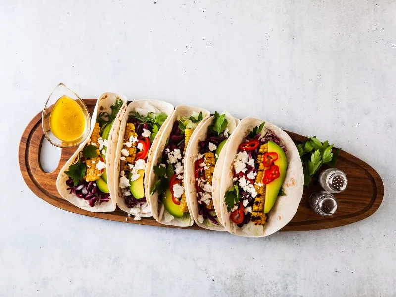Olio extravergine di oliva Cristofaro, ingrediente della ricetta dei tacos