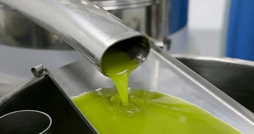 Sonda a ultrasuoni applicata al processo di estrazione dell'olio extravergine di oliva in frantoio