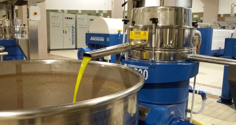 Analisi dei costi per frantoi oleari — vasca di raccolta olio extravergine