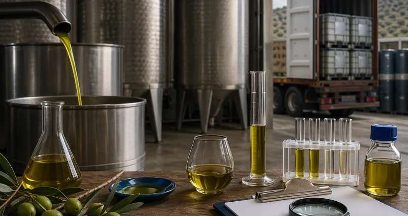 Frodi nel mercato dell'olio all'ingrosso — cisternette e serbatoi industriali